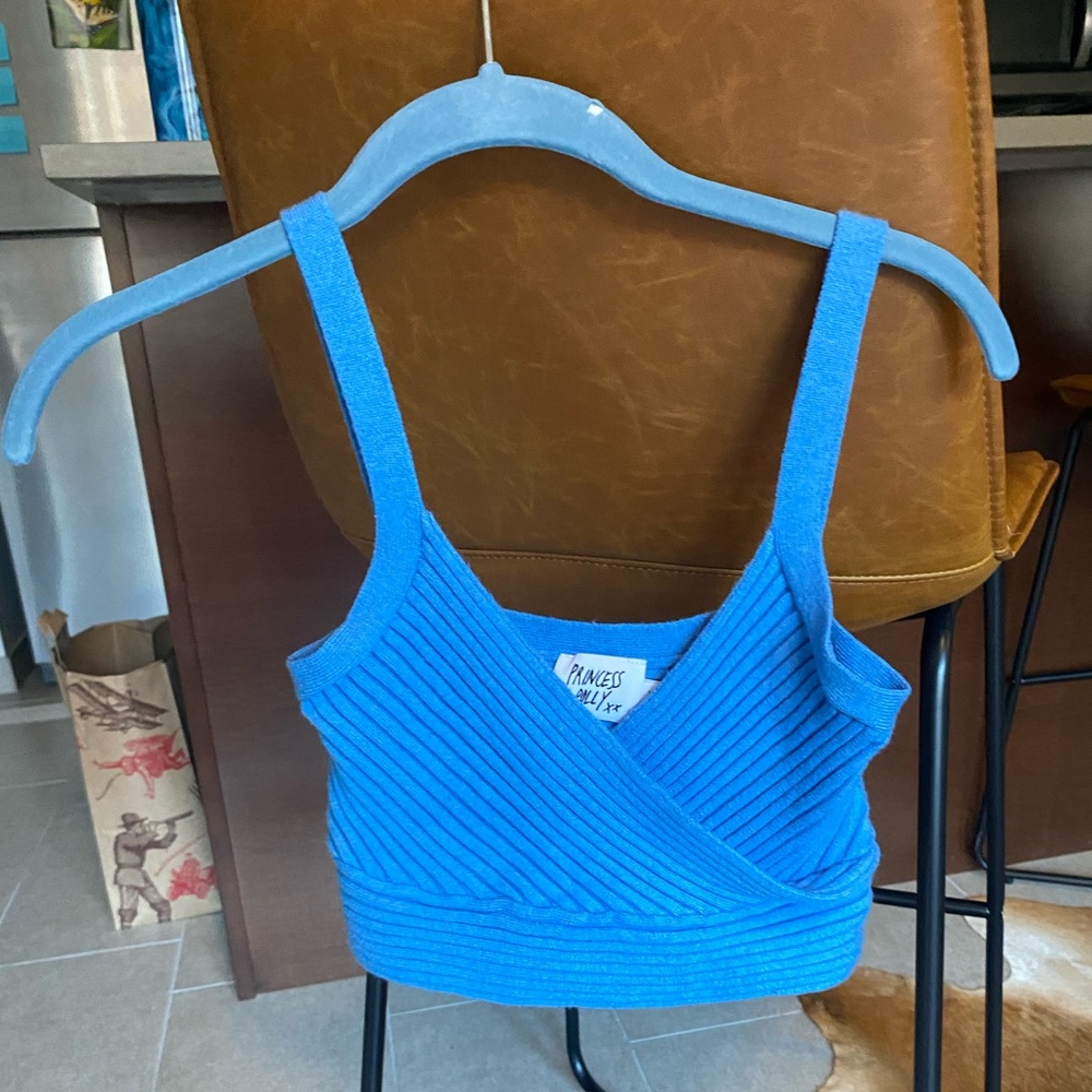 Princess Polly Arlene Top Blue — XS/S